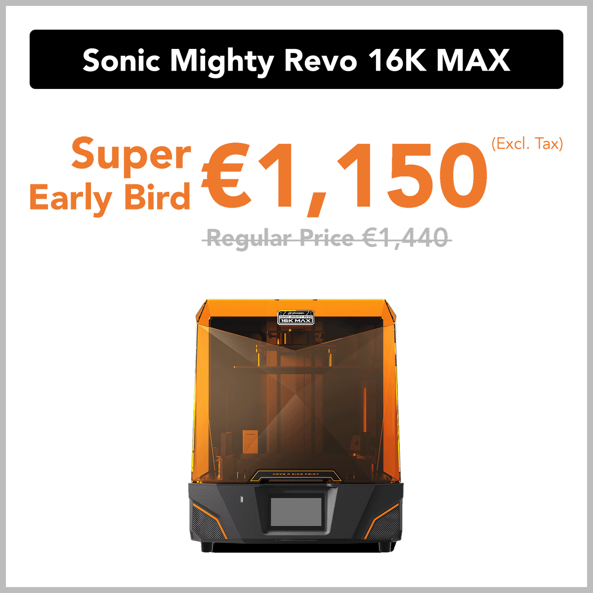 Phrozen Sonic Mighty Revo 16K MAX LCD 3D Printer