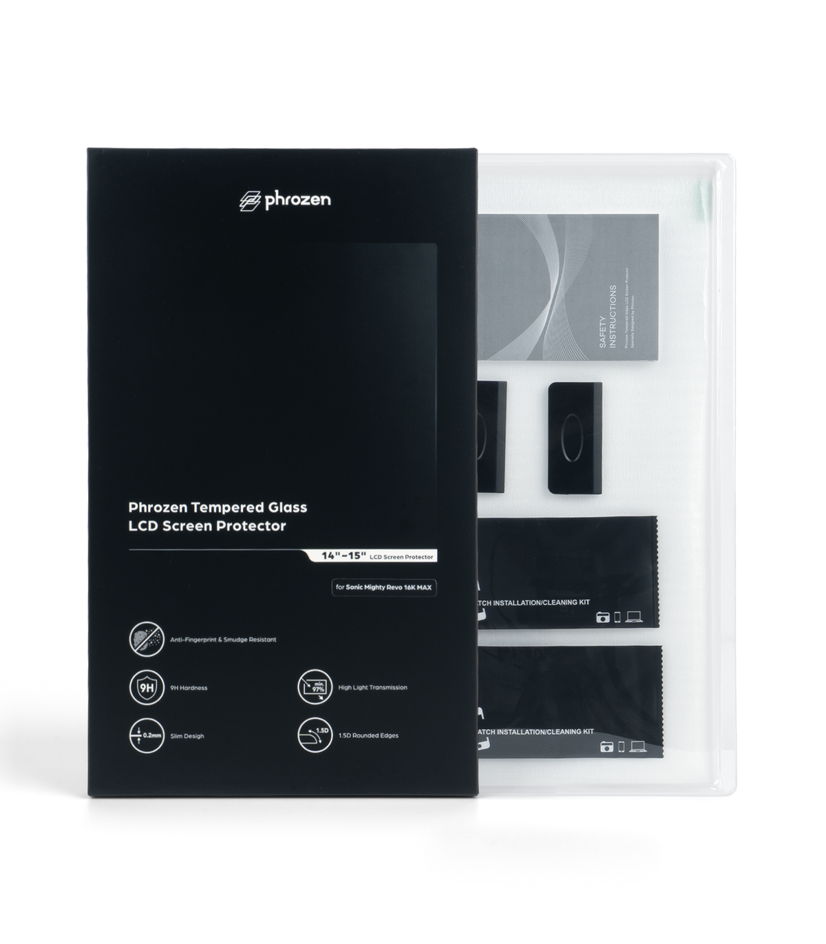 Phrozen Tempered Glass LCD Screen Protector for Mighty Revo 16K MAX (2 Sets)