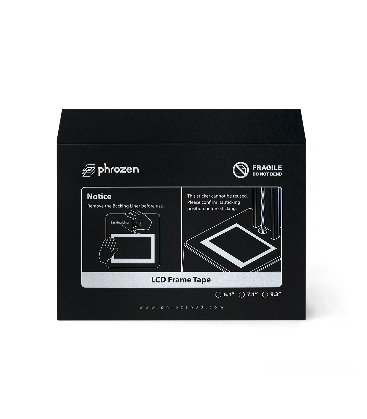 Phrozen LCD Frame Tape (Sonic Mighty 4K)